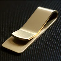 Stainless Steel Slim Pocket Men Design Money Clip Wallet Cash ID Credit Card Business Dollar Holder Metal Bill Clamp 1