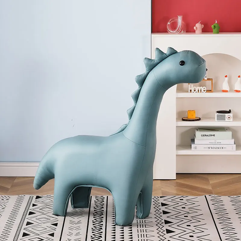 

Internet Red Animal Stool Large Children's Sofa Dinosaur Alpaca Chair Deer Creative Decoration Living Room