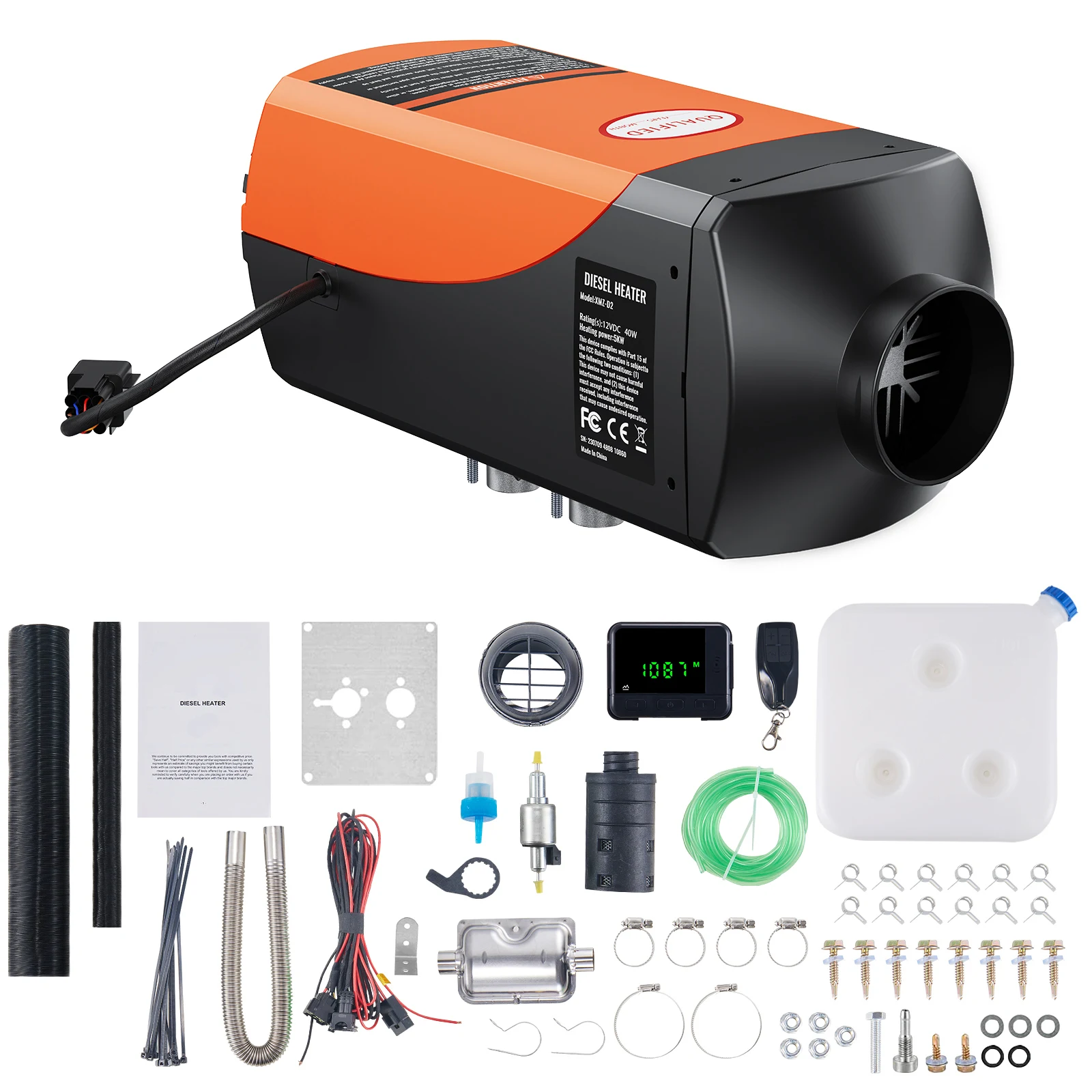 Portable Diesel Car Heater with Remote Control