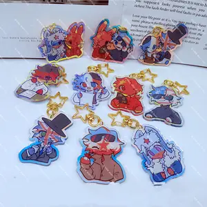 Countryhumans Card Cover Anime KeyChain Ch Countryhuman Bus Key Chain for  Women Print Key Ring Acrylic Car Keyring Pendant Gifts - AliExpress