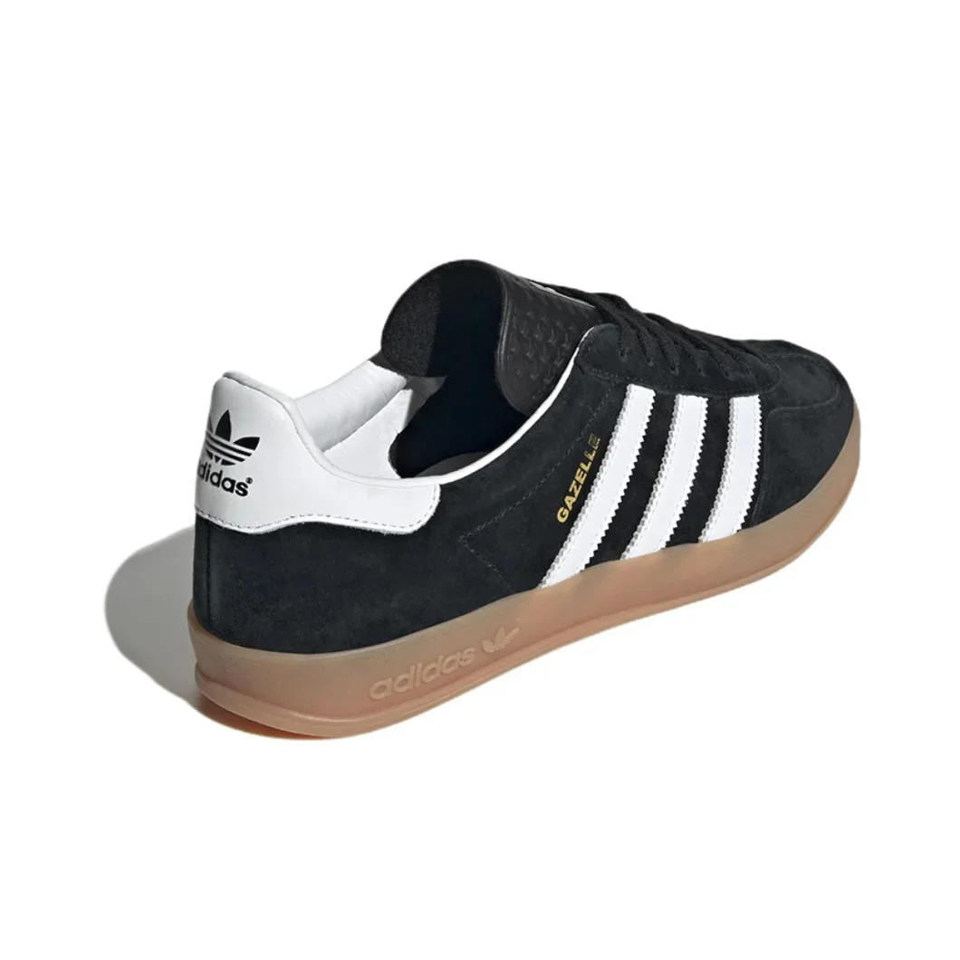 Description Picture 6 of itemIconic Brand New GAZELLE INDOOR Low Men and Women Athletic Board Shoes Classic Retro Sneakers Lightweight fashion sneakers Cement Gray