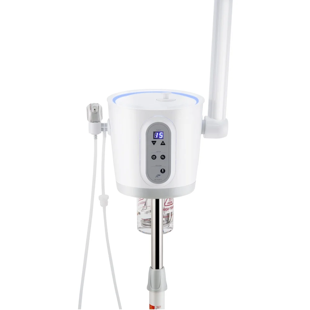 Lastest Facial Steamer Spa Machine 2 in 1 Vacuum Cleaning Blackheads Removal Skin Rejuvenation