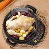 220V Slow Cookers Split Intelligent Reservation Electric Casserole 600W Electric Stew Pot Large Capacity Electric Casserole 2