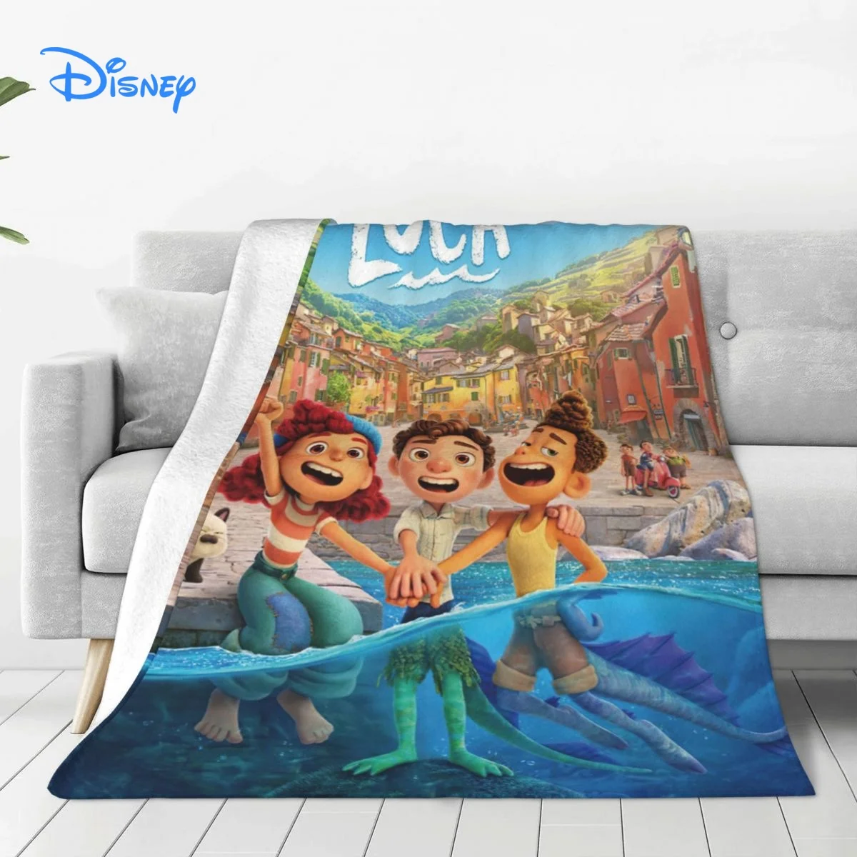 

Disney Luca Throw Blankets Sofa Air Condition Sleeping Cover Bedding Throws Bedsheet For Kids