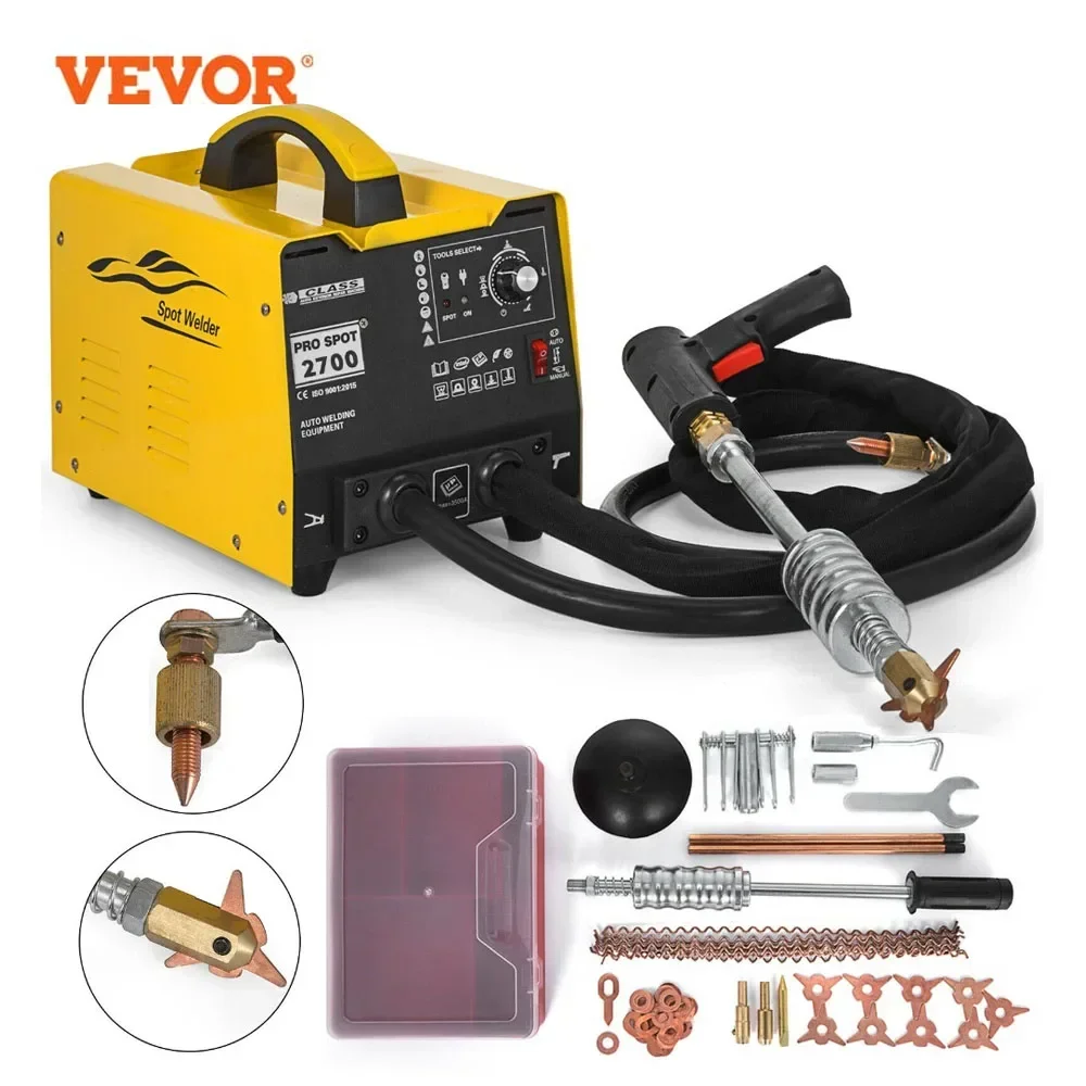 Vevor Dent Repair Machine Pannello Del Veicolo Spot Puller Dent Spotter Gyspot 2700 3500A Point Welding Machine Saldatore Dent Repair Kit