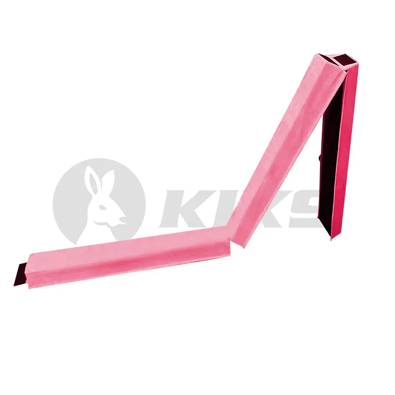 Floor Balance Beam Suede like Surface 3 folding Anti-slip beam for gymnastics and gymnasts Soft foam Beginners