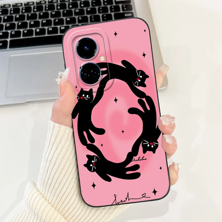 Fashion Pattern Soft Silicone Shockproof Bumper Phone Case Cover