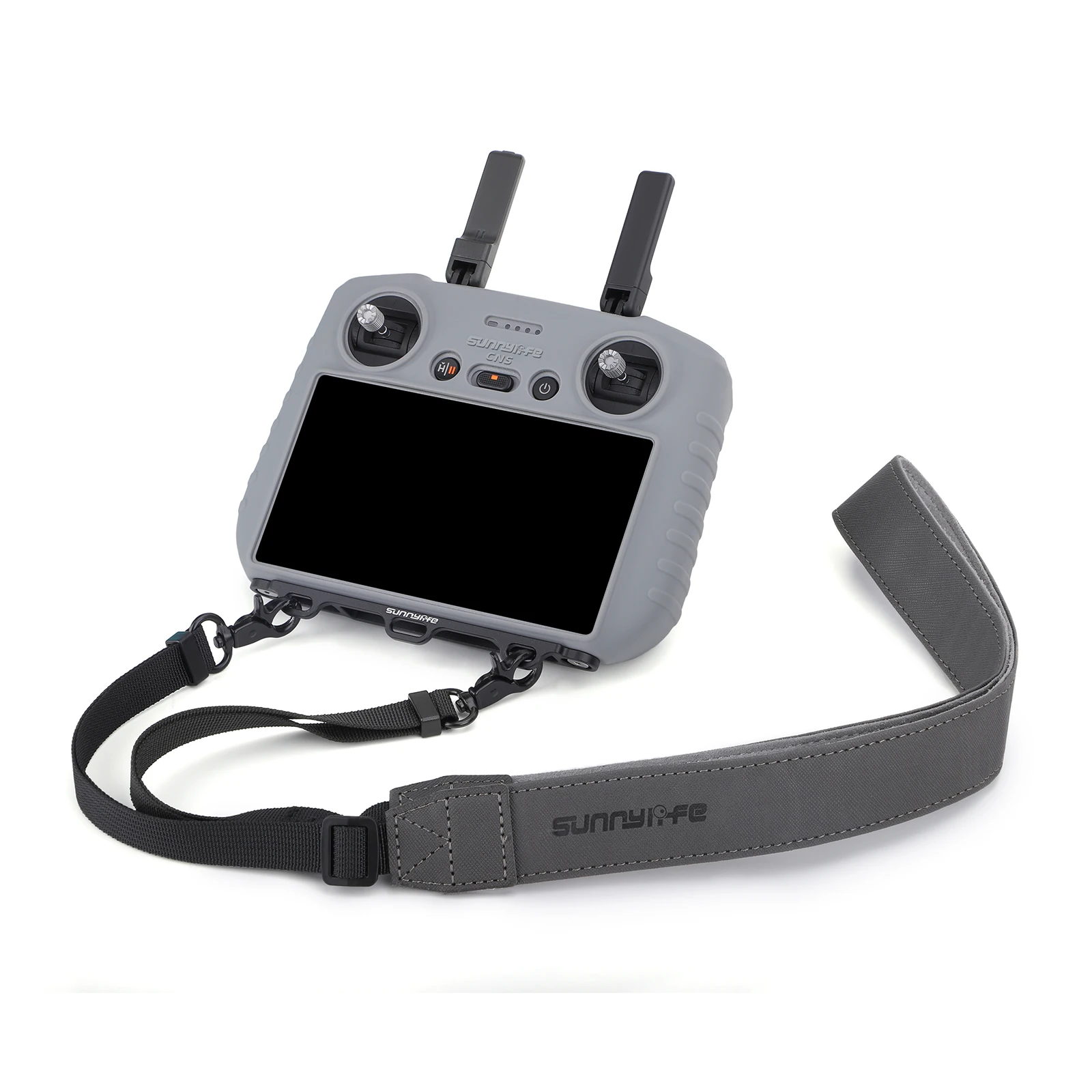 DJI RC 2 리모콘 용 실리콘 케이스 DJI AIR 3 용 썬 후드 끈 스트랩 스크린 프로텍터 썬 후드 커버 액세서리