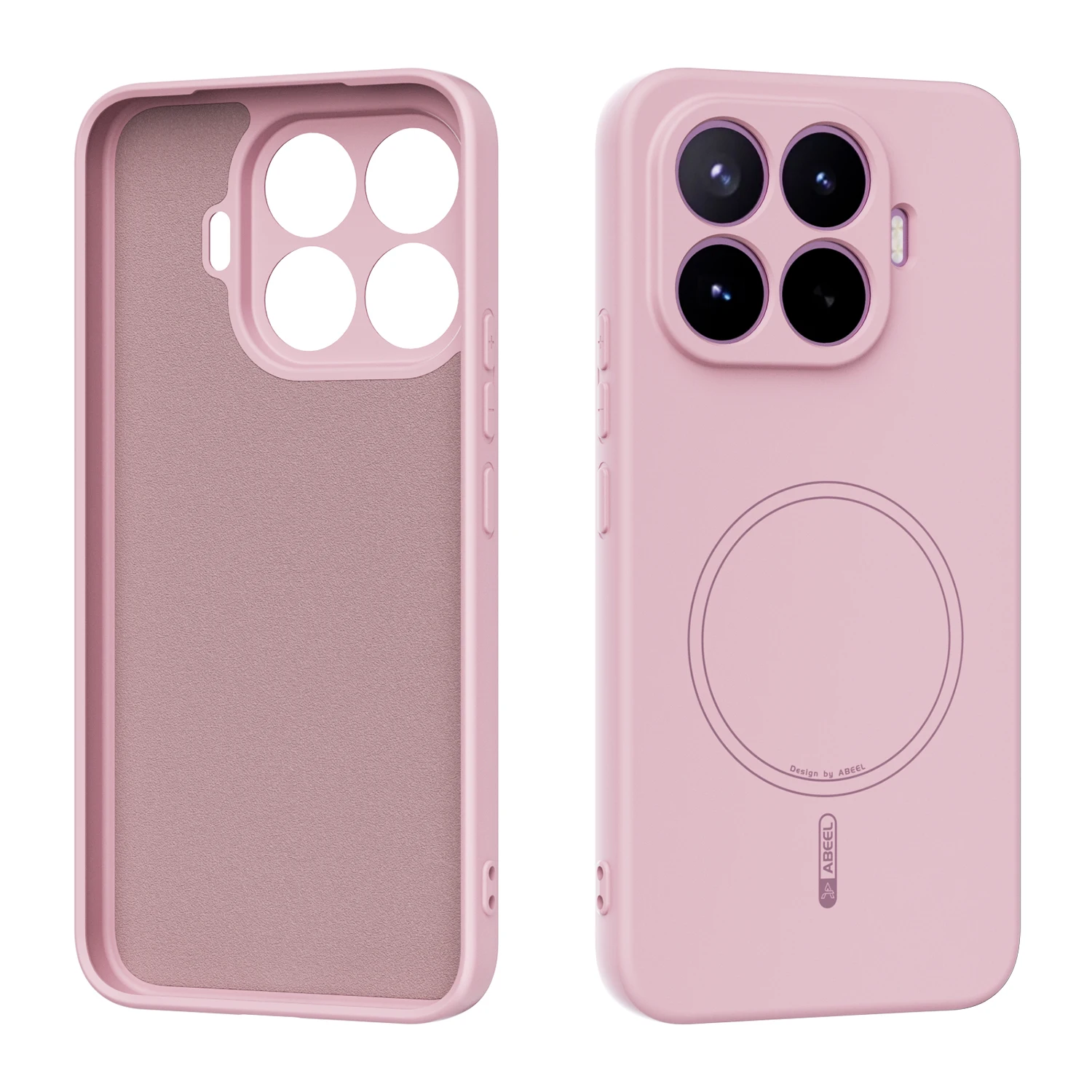 Magnetic Shockproof Liquid Silicone Phone Case with Soft Touch Finish