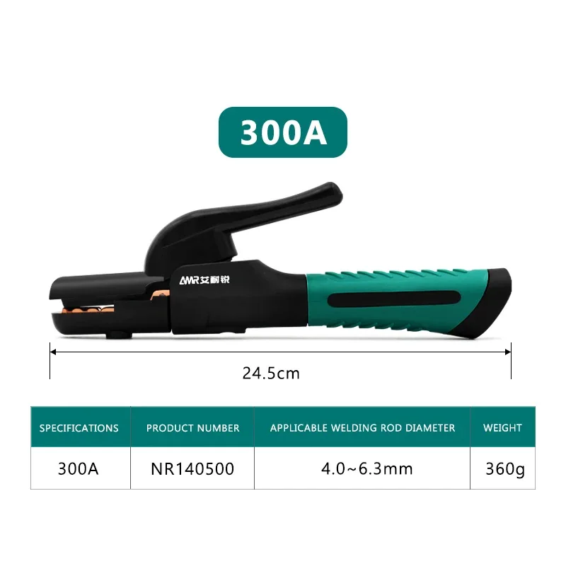 Welding Electrode Holder 300 A Copper Jaw Holding Pliers Electrode Clamp for Welding Machine ARC Welder welding electrode holder