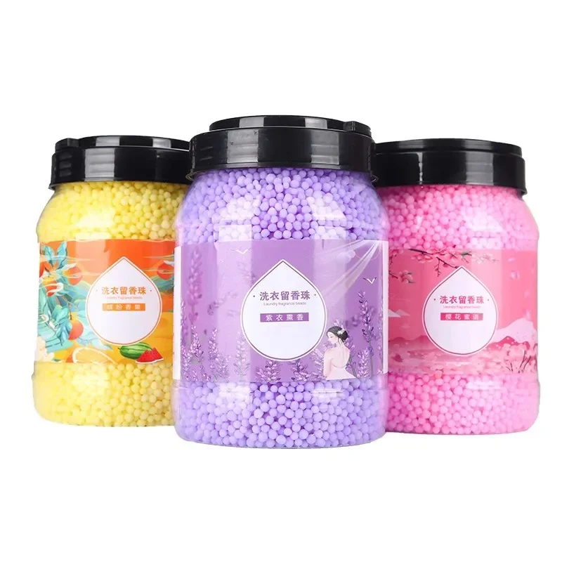800g With Spoon Laundry Scent Beads Granule Clean Clothing Increase Aroma Refreshing Supple Water Soluble Aromatherapy Burst