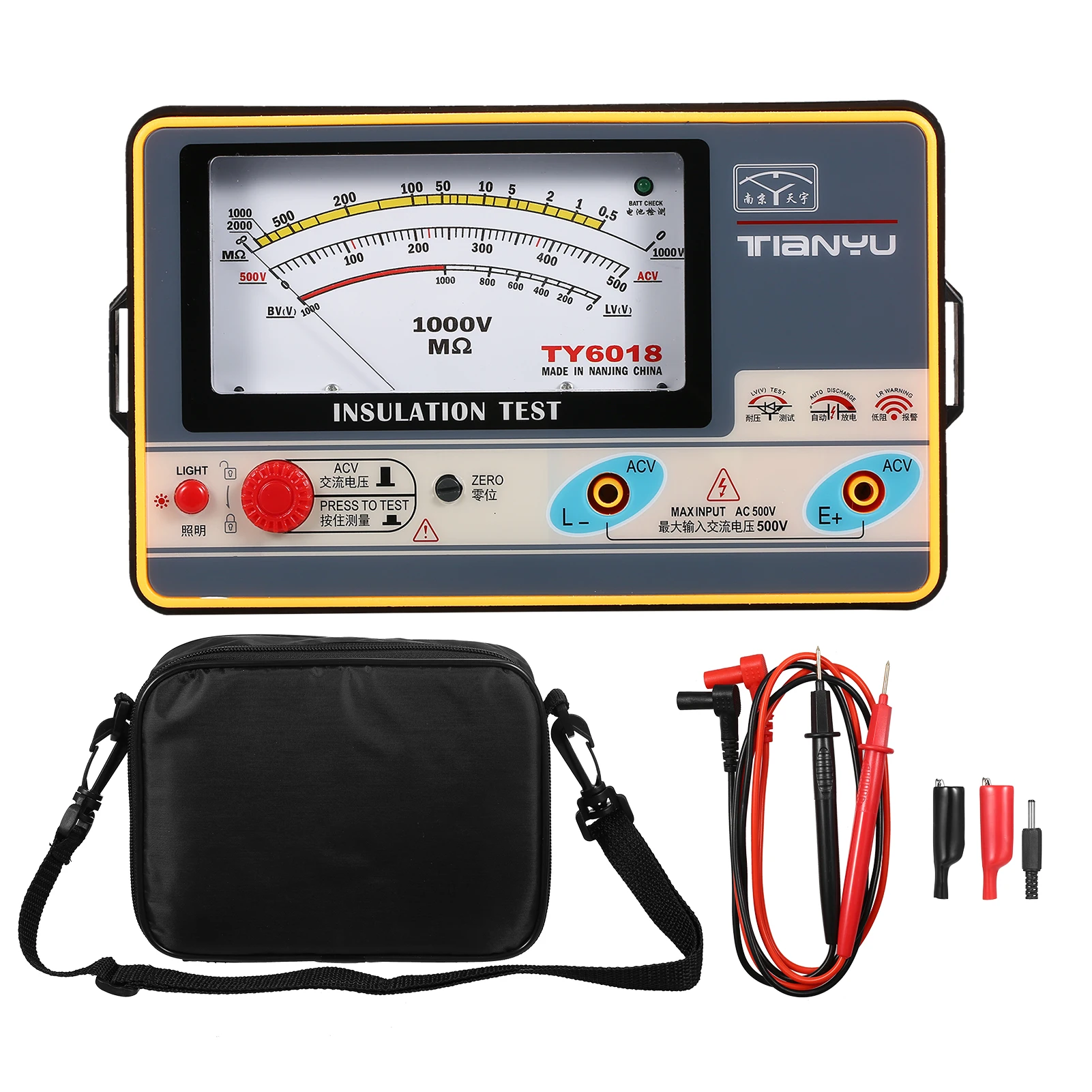 Insulation Resistance Meter Digital Ohmmeter Insulation Tester