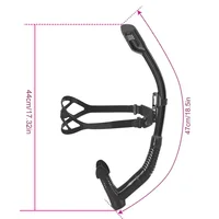 Swim Snorkel for Training Swimming Front  Dry Snorkel Lap Swimming Diving Snorkeling, Pool Open Water 2