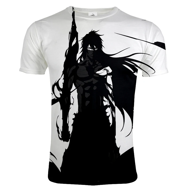 2021 Anime Bleach 3D Printed T-shirt Men Women Casual O-Neck Short Sleeve Streetwear Shirts Fashion Harajuku Hip Hop Tee Tops