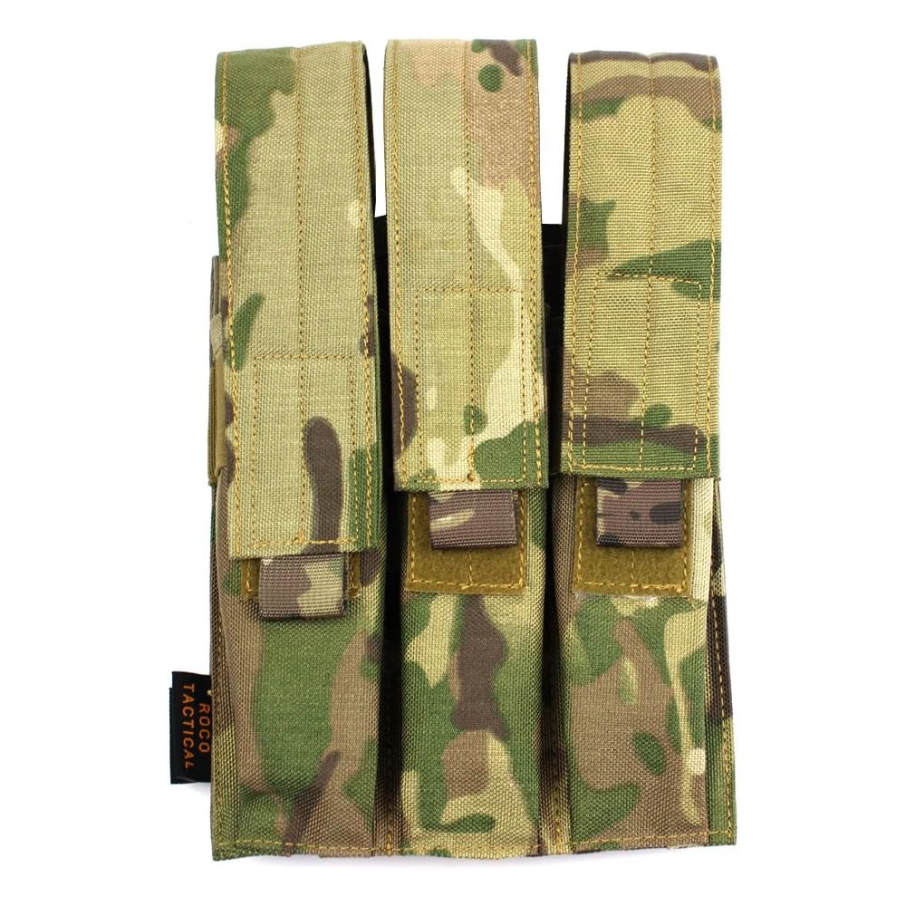 Tactical Molle Magazine Pouch, Kriss Tactical Pistol Triple Mag Pouch, Multiuso