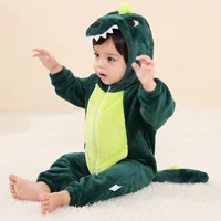 Baby Kigurumi Dinosaur Cartoon Romper Infant Kids Animal Jumpsuit Girls Boys Cosplay Pyjamas Costumes Toddler Clothes 3