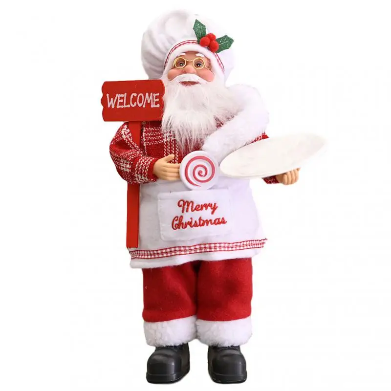 thumbnail image 1 of Nuevo muñeco de Papá Noel grande, regalo de Navidad para niños, adornos para árboles de Navidad, suministros para fiestas de bodas en el hogar, adornos de peluche, 1 of 5