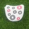 Mallet Putter Cover Odyssey Horse Iron Cover Set Magnetic Utility Head Cover Golf Supplies Closure Half Round Golf  PU Headcover 2