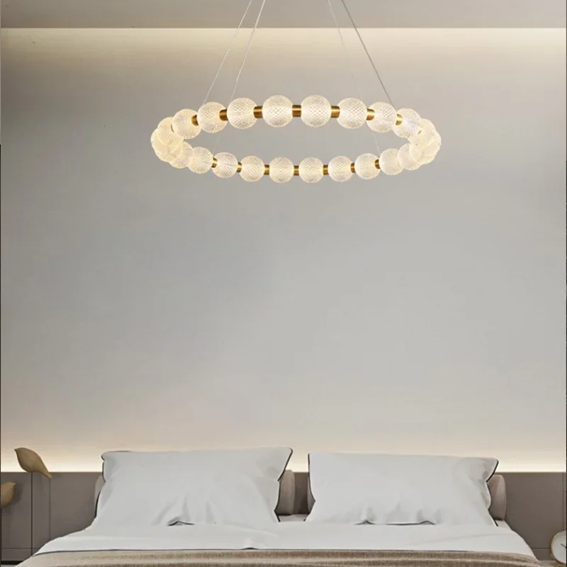 

Nordic creative luxury chandelier post-modern simple exhibition hall model room living room study bedroom dining room