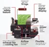 Multi color machine coffee roaster 500g commercial household coffee roaster GN136TB 6
