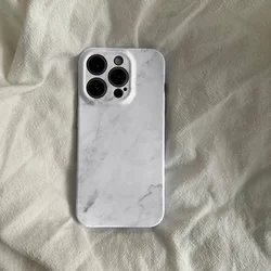White Marble Pattern Anti - Drop Protective Phone Cover - ForiPhone 11 Pro Max