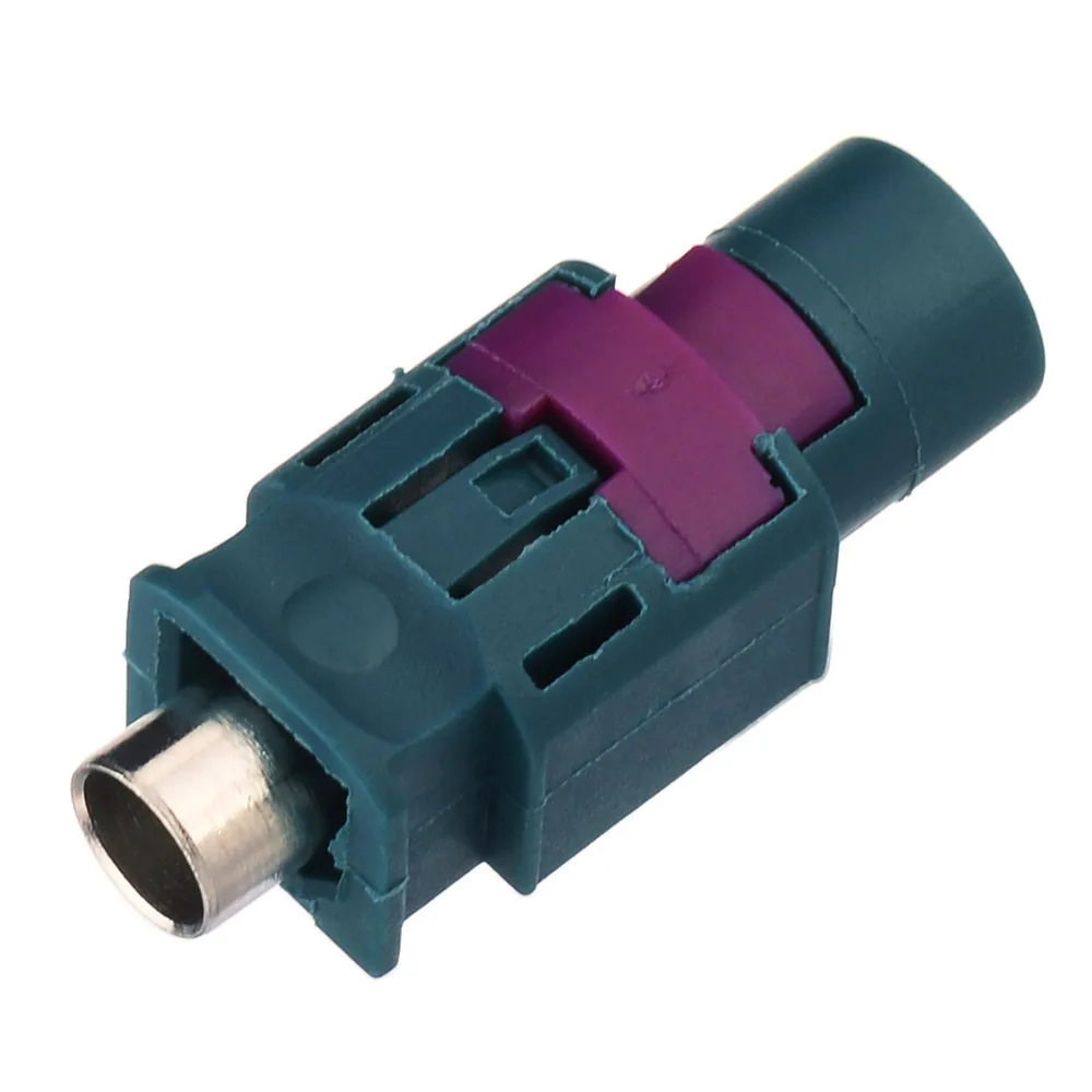 Superbat Fakra Z HSD Water Blue Crimp Female Jack RF Coaxial Connector for Car Auto Vehicle Dacar 535 4 Pole Automobile Accessor