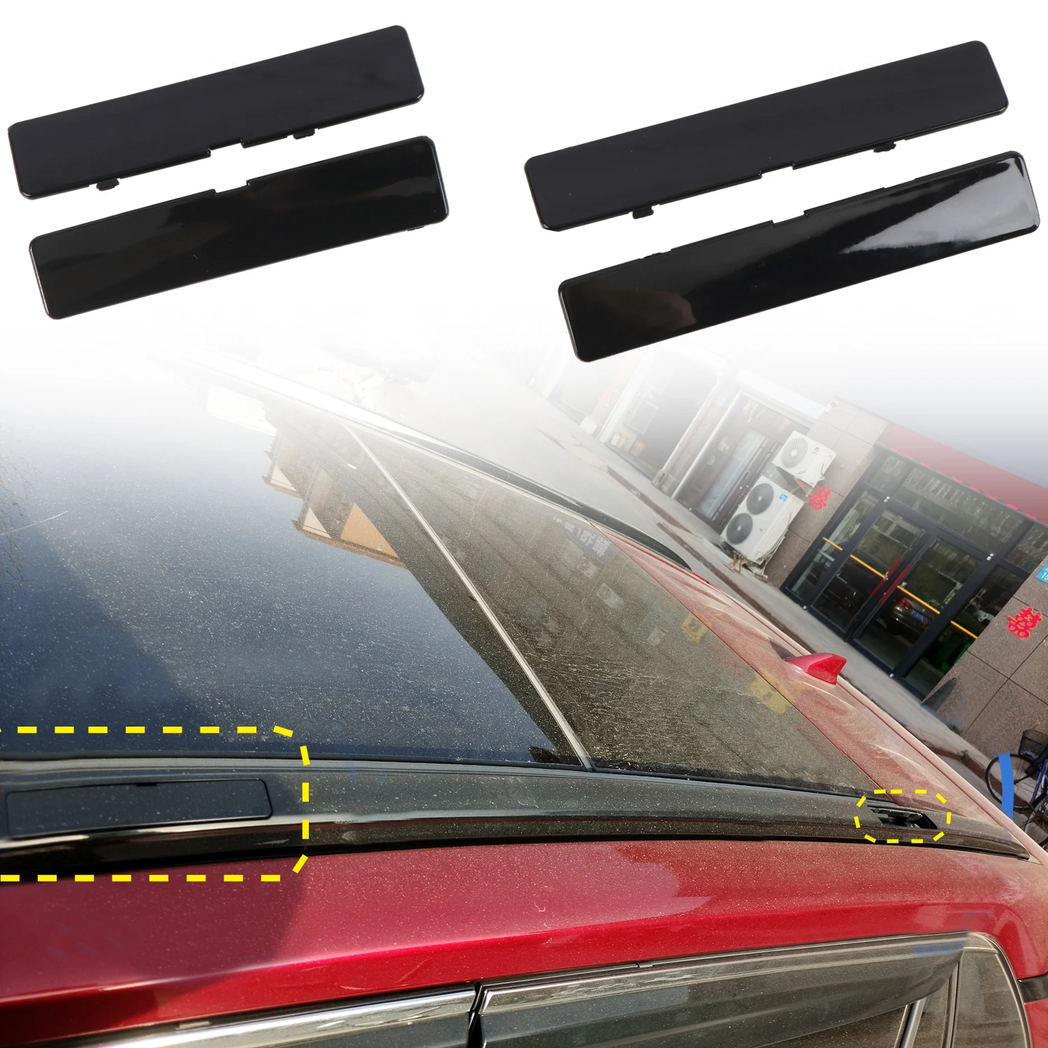 Car Roof Rack Rails Luggage Rack Protector Cover Fits for Toyota RAV4 Exterior Accessories car exterior parts