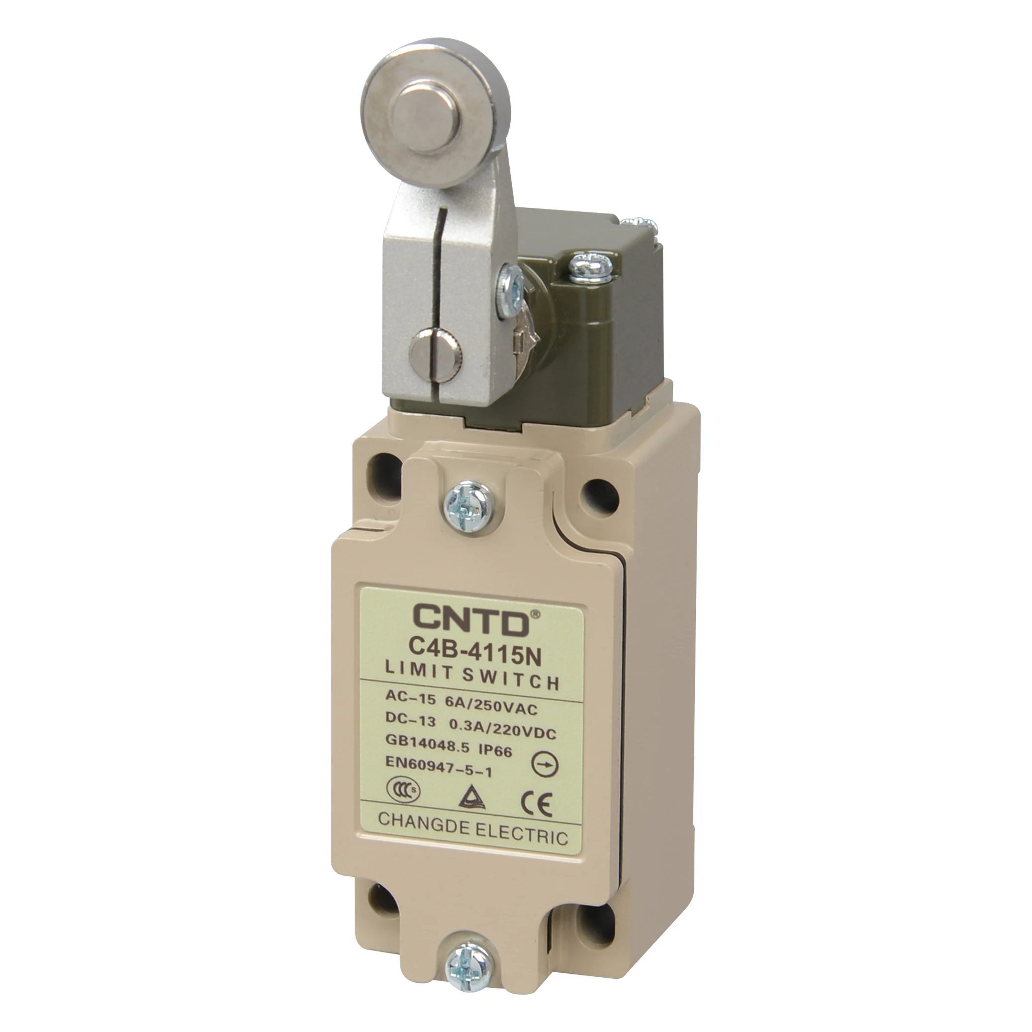 Cntd Verticale Limietschakelaar C4B-N Serie Ip66 Waterdicht Alle Metalen Reisschakelaar C4B-4111N C4B-4112N C4B-4115N C4B-4116N