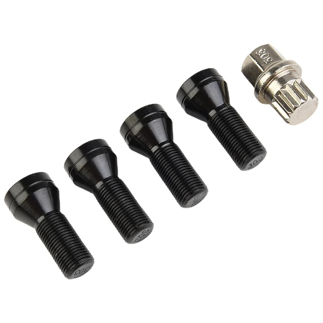 Amazon.co.jp: 4 個 M14x1.25 M12x1.5 ホイールロックボルト