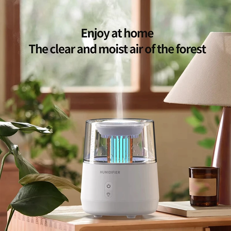 Raindrop Aromatherapy Air Humidifier Diffuser For Office Home Desktop Electric Essential Oil Aroma Diffuser US Plug 6