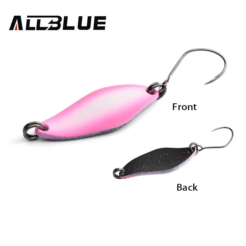 BLUX Fishing Lure 2.4g Mini Metal Spoon Area Trout Colorful Brass