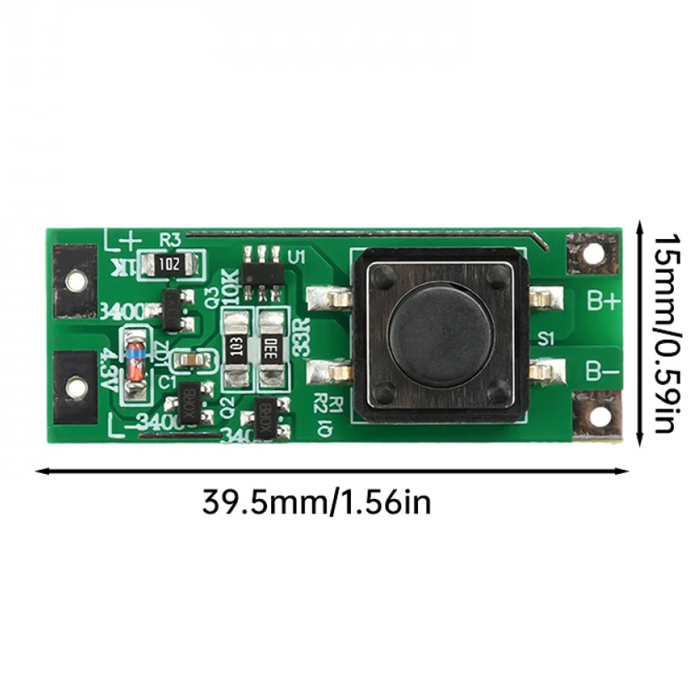 3-12V Blinking Module Driver Board On/Off Switch High Light/Bright/Blinking Car Light LED Lighting Control Board Driver