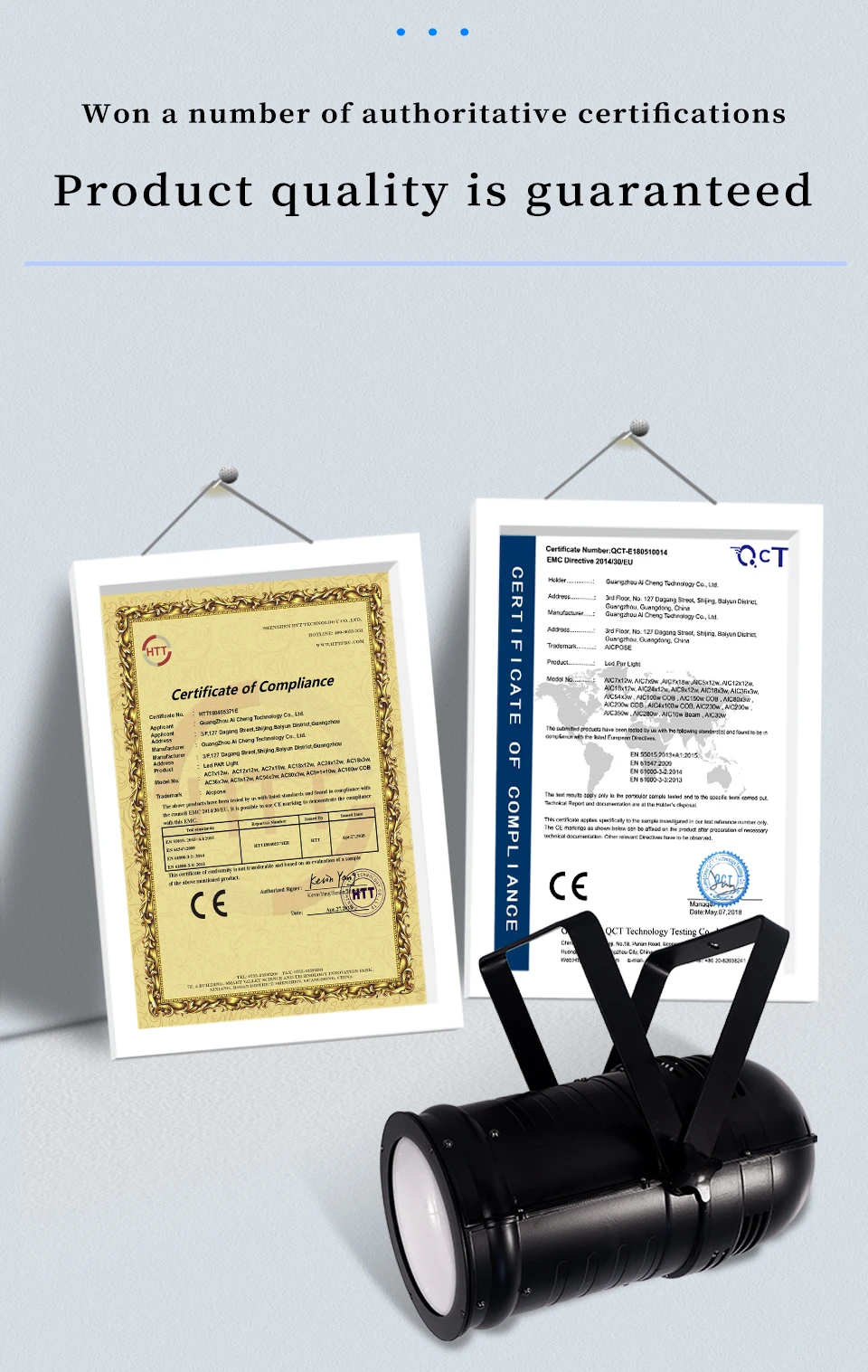 Description Picture 3 of item200W ZoomCOB LED Light New Can Light Linear 5 to 60 Degrees 3200K Warm White Theater Conference Room Flood Light DMX LED Par