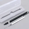 Kaco KLIP Metal Signature Pen 0.5mm Black Ink Boligrafo Gel Business Stylos With Pen Clip School Office Meeting Writing Supplies 6