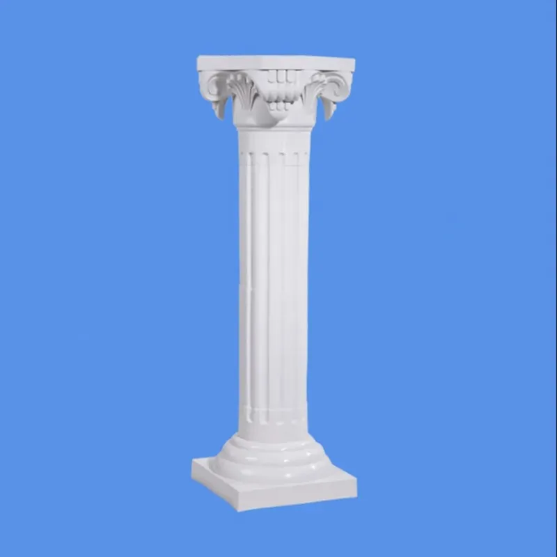 65cm 113cm Wedding Decoration Roman Column Plastic White Rome Pillars Party Flower Stand Holder LED Lighting Photography Props