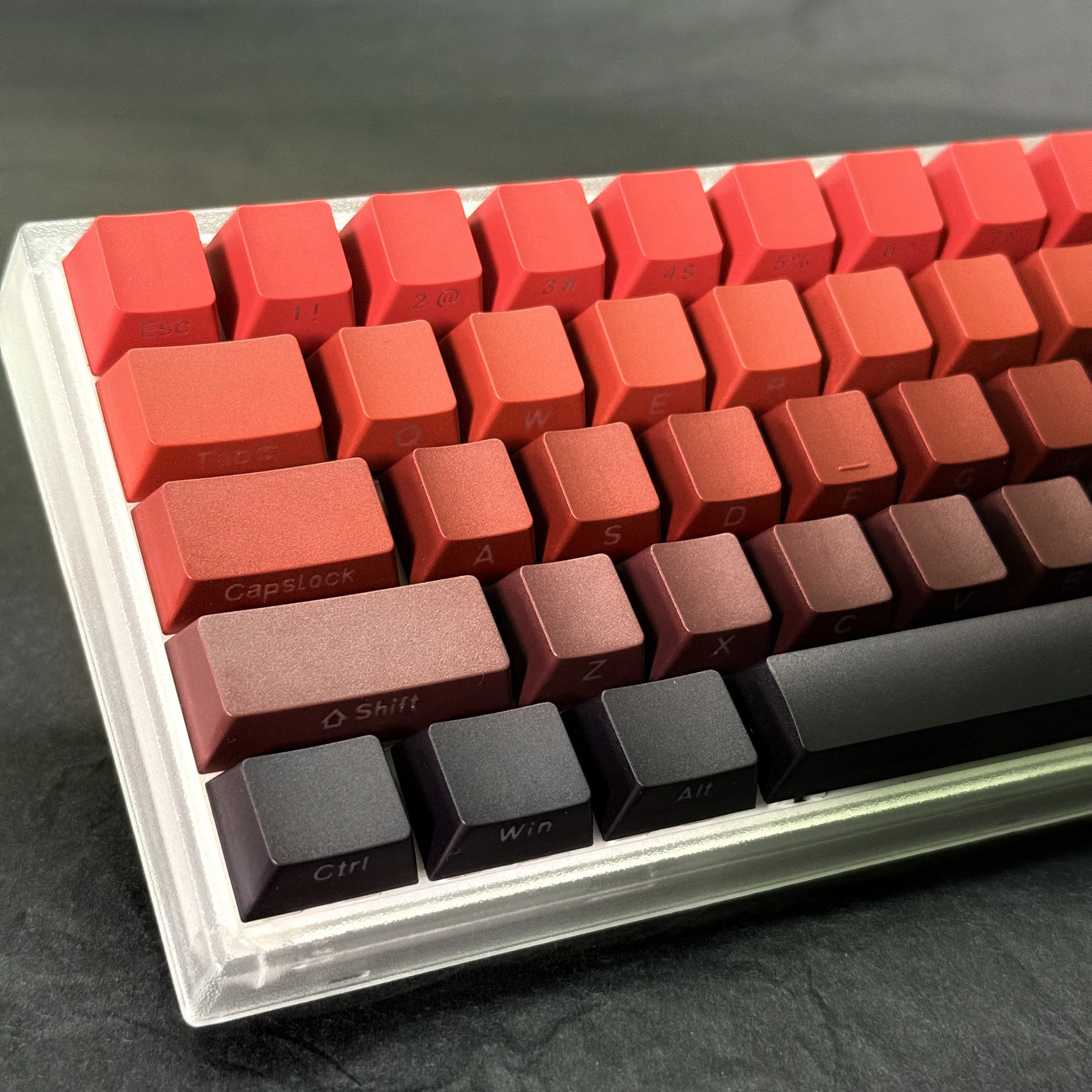 Vibrant Gradient PBT Keycaps