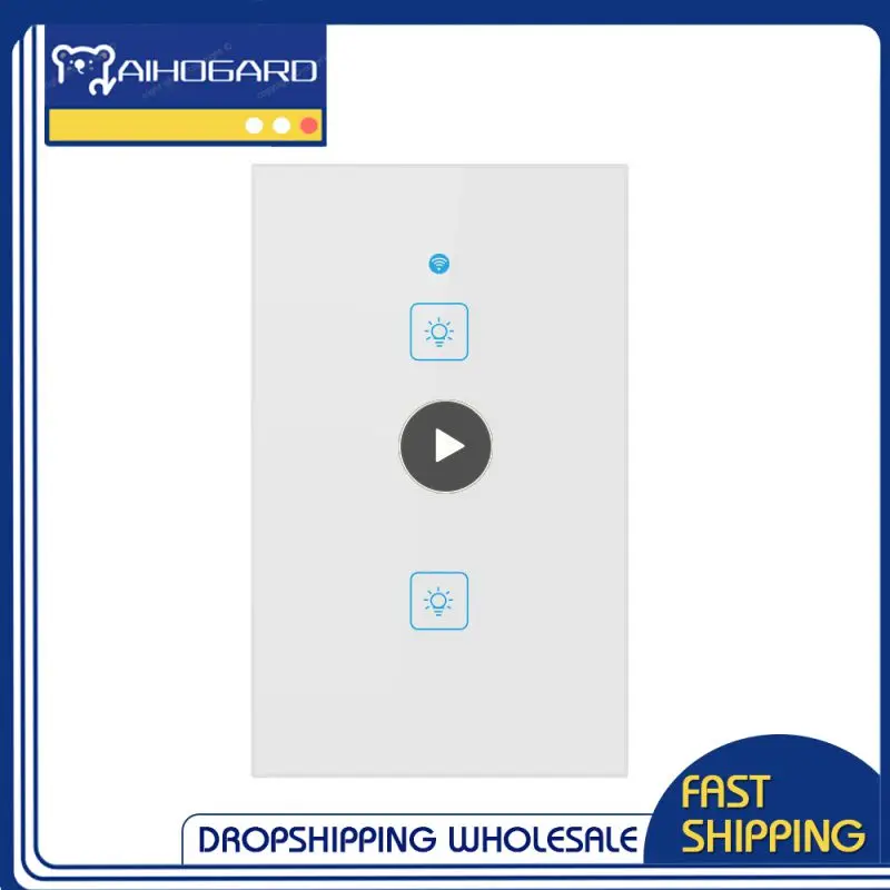 Us Wifi Smart Switch 90-250V 120 Modello App Con Funzione Rf Controllo Vocale/Remoto Funziona Con Amazon Alexa Home