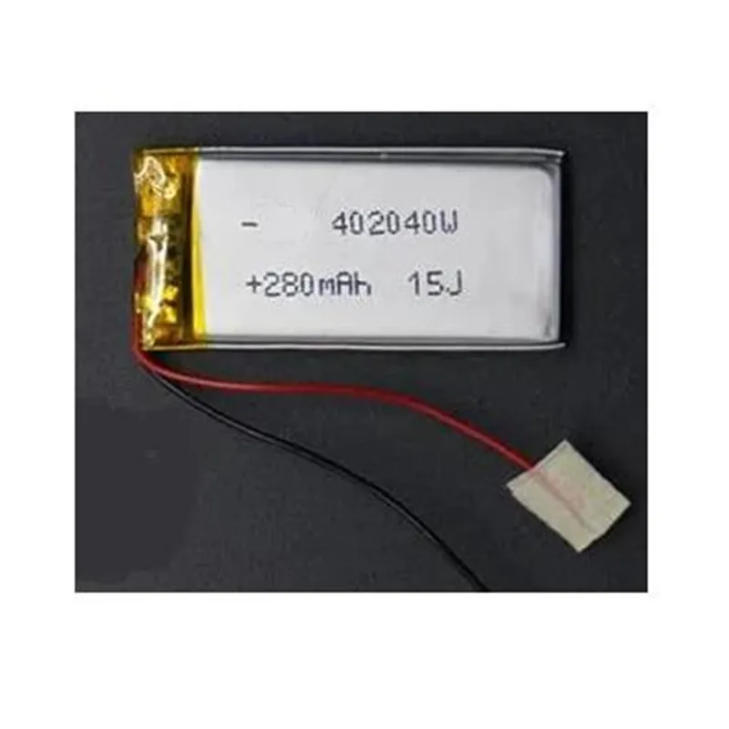 

2Pcs/Lot 402040 3.7V 280MAh Lithium Polymer Li-po Rechargeable Battery For MP3 MP4 Speaker Pen Recorder