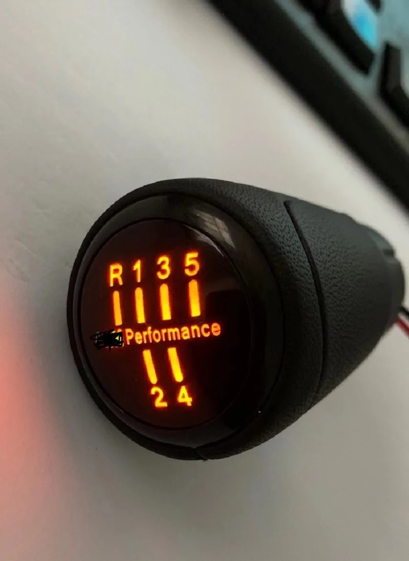 Adatto Per La Trasmissione Manuale Bmw M Performance Manubrio Leva Del Cambio Led Light Heavy