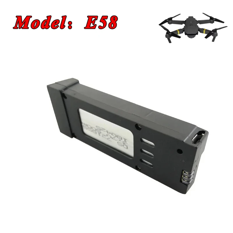 Batterie Drone E58 1200mAh Lot 2-10pcs, E88 1800mAh