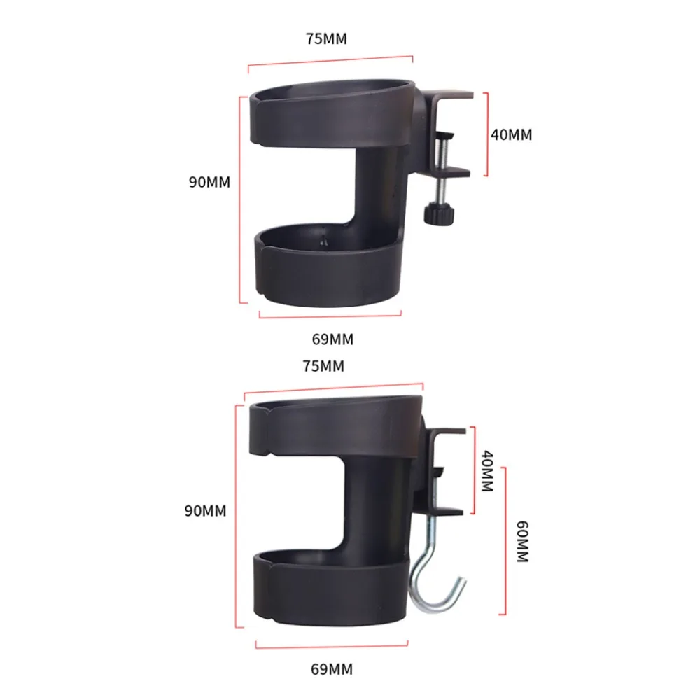 New Plastic Desk Cup Holder Punch-free Portable Cup Storage Rack Removable Anti Spill Table Fixed Storage Rack Table