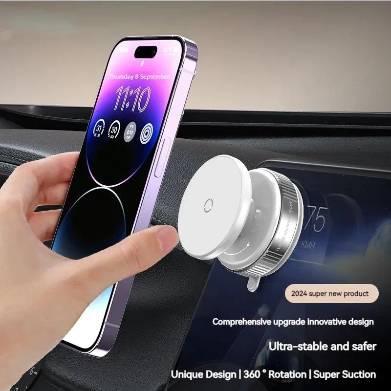 Vacuum Magnetic Phone Holder 360 Rotation