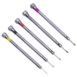 Precision Steel Screwdriver for Watch Repair and Band Removal with Mini Link Pins (5pcs)