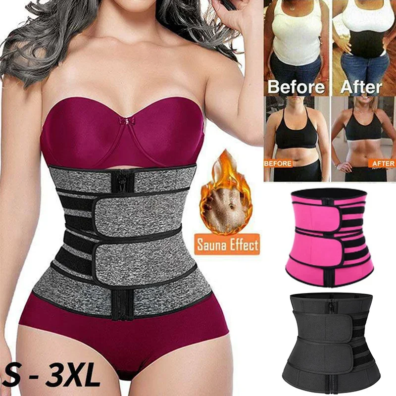 

Shapewear Women Waist Trainer Neoprene Body Shaper Belt Slimming Sheath Belly Reducing Tummy Control Workout Shaper Corset