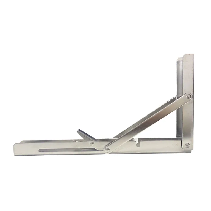 316 Stainless Steel 12‘’ Adjustable Triangle Folding Angle Bracket Wall Mounted Bench Table Shelf Bracket Furniture Hardware 20pcs plastic mirror clips glass holder fixing cabinet wardrobe bookshelf shelf support furniture connector hardware fasteners