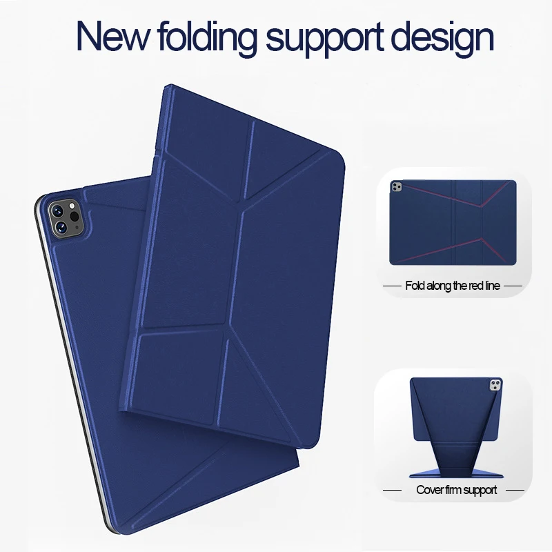 Estojo Smart Split Magnético para Ipad Tampa de Altura Vertical Dobrável 10.9 Polegada 10.9 Polegada 12.9 Polegada 11 Polegada 4 - Imagem 2