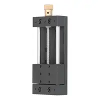 รางอลูมิเนียมอัลลอยด์เคลื่อนที่แบบเส้นตรงพร้อมฐานโต๊ะสไลด์คู่มือตัวกระตุ้นเวทีเชิงเส้นมีความแม่นยำสูง 4