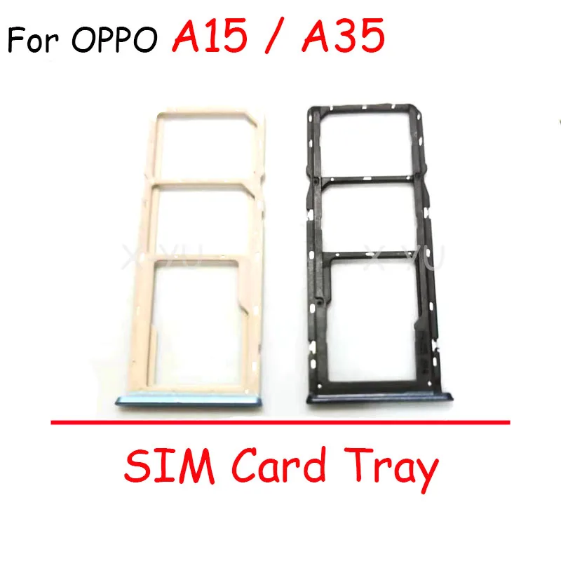 

10PCS For OPPO A15 / A15S / A16 / A35 / A54 / A54S /A16S / A16K / A16E Sim Card Slot Tray Holder Sim Card Reader Socket