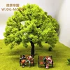 Creative hand-made architectural models 10-20cm The train scale model fake tree simulation toys sand table model scale design 1