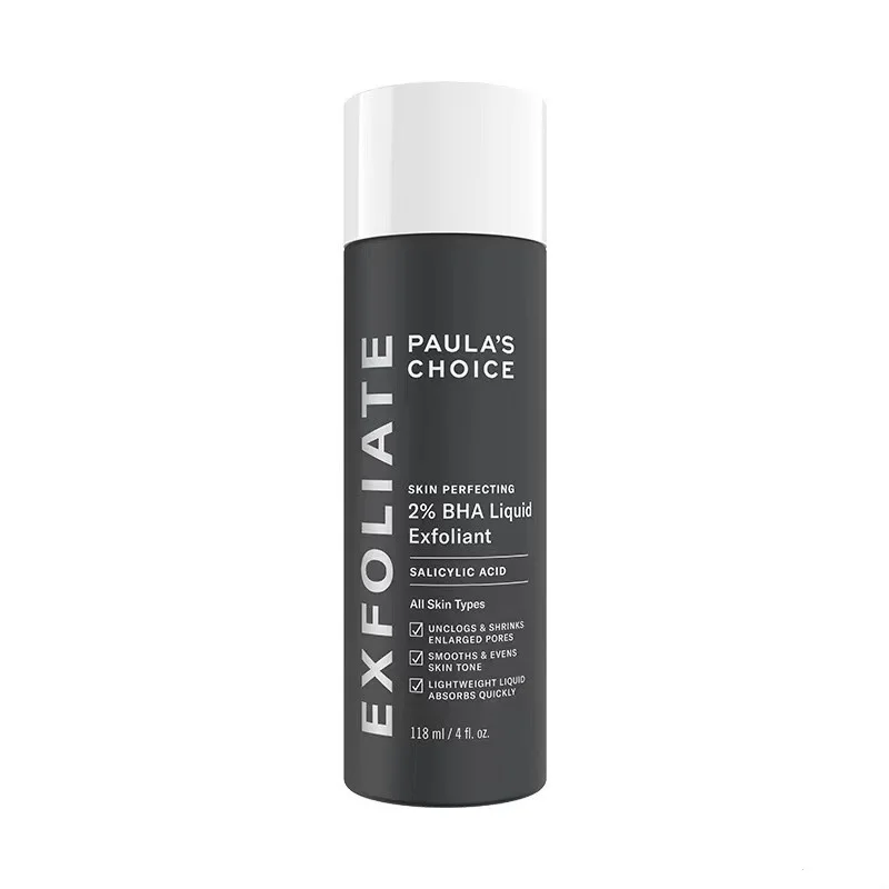 

118ml Paulas BRIGHTEN SKIN PERFECTING 2% BHA Liquid Salicylic Acid Exfoliant-Facial Exfoliant Blackhead Enlarged Pores Wrinkles